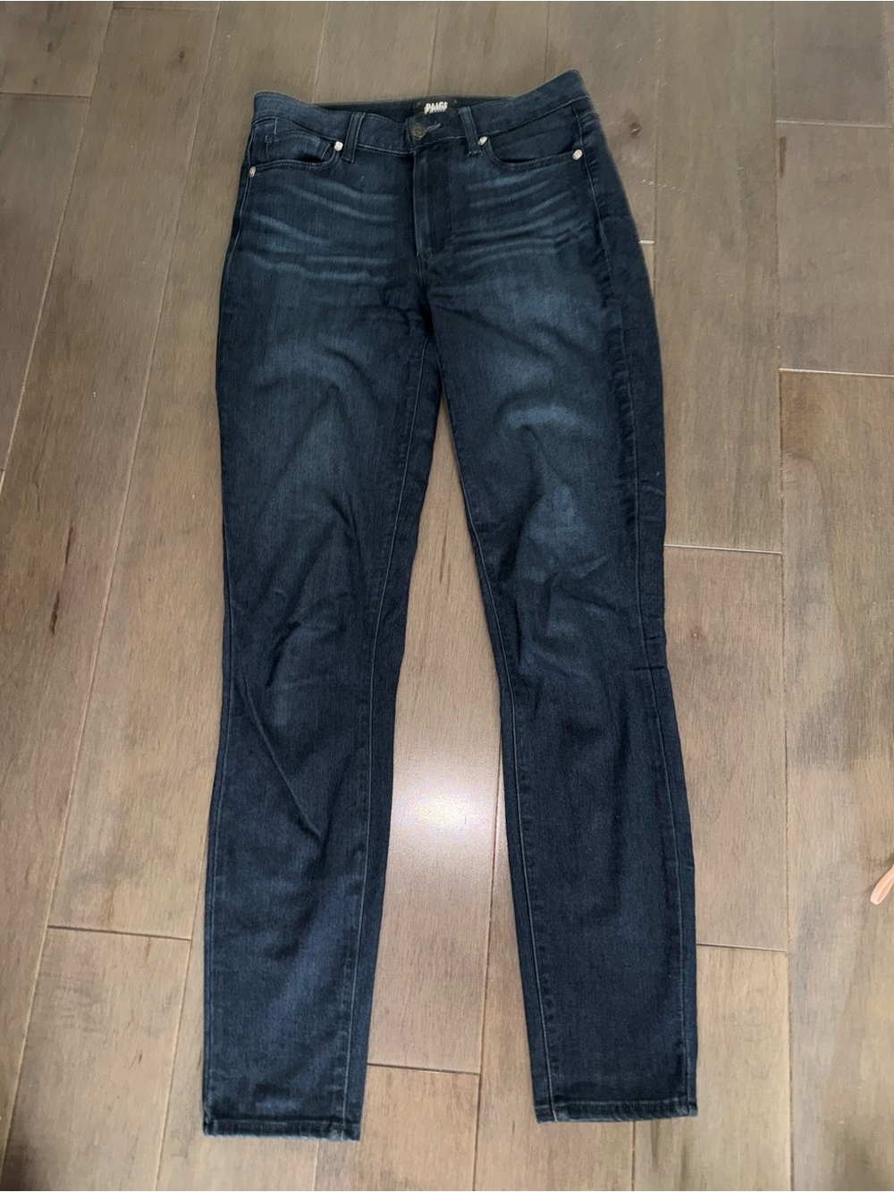 PAIGE Dark Indigo Skinny Jeans